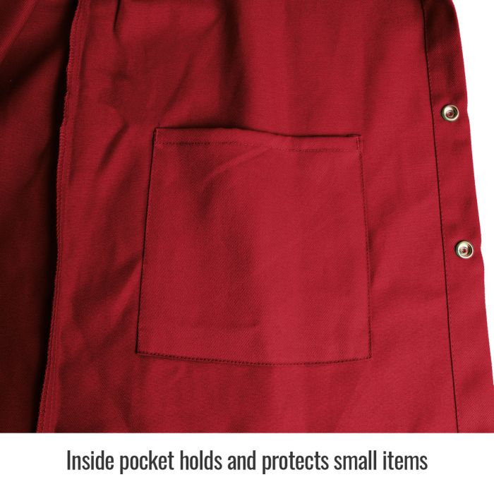 TruGuard™ 200 FR Cotton Welding Jacket, Red - Image 2
