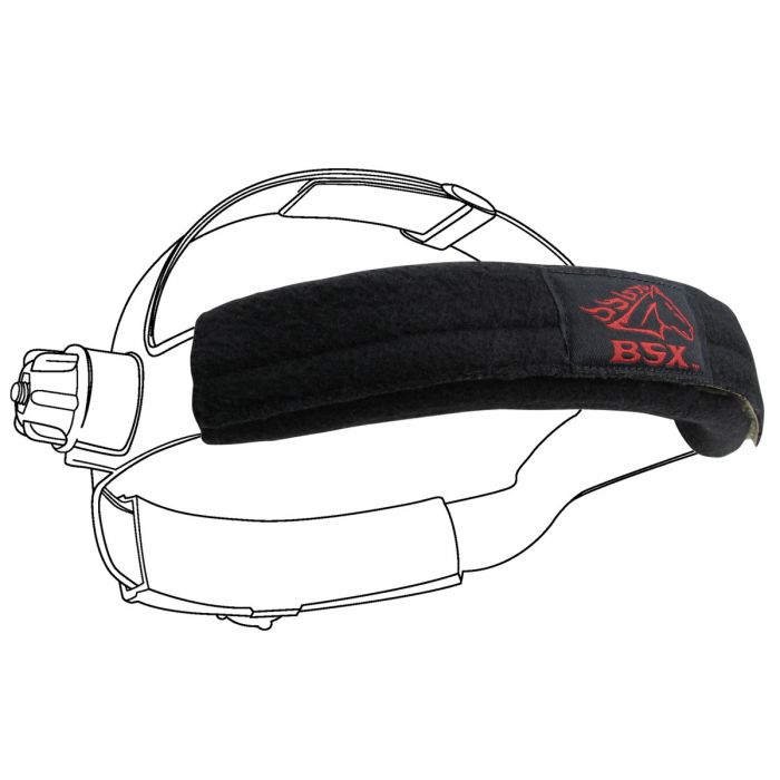 BSX® Helmet Sweatband - Black - One Size - 2 Pk
