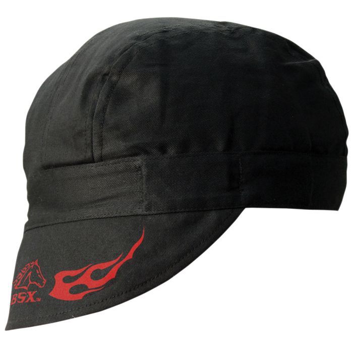 BSX® Cotton Welding Cap - Black - One Size