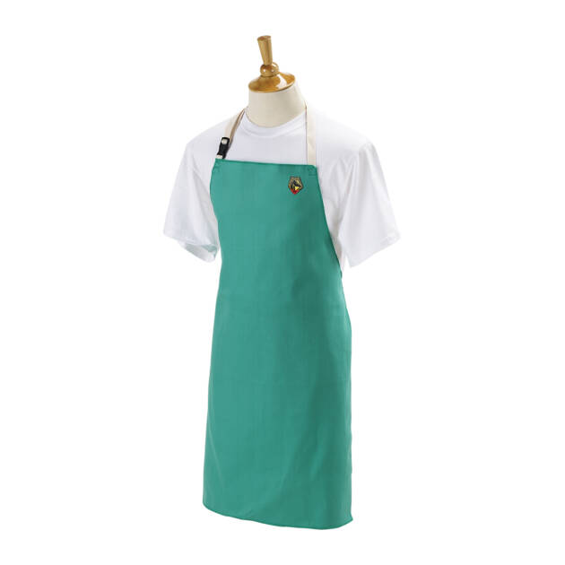 Flame-Resistant Cotton Bib Apron, 42" Length