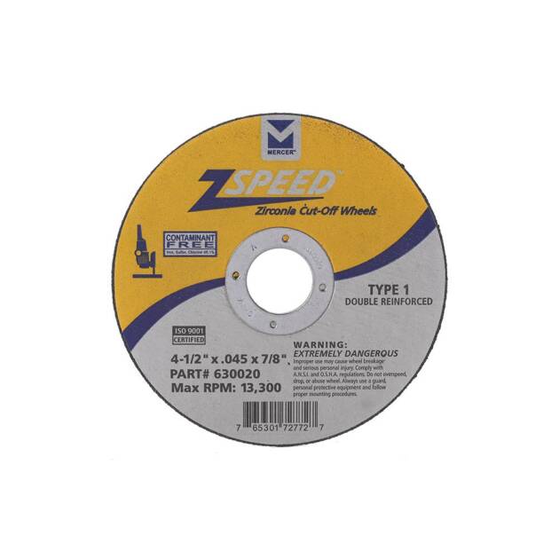 ZSPEED 632070 6" x .045 x 5/8"-11 Cut-Off Wheel T27 Zk